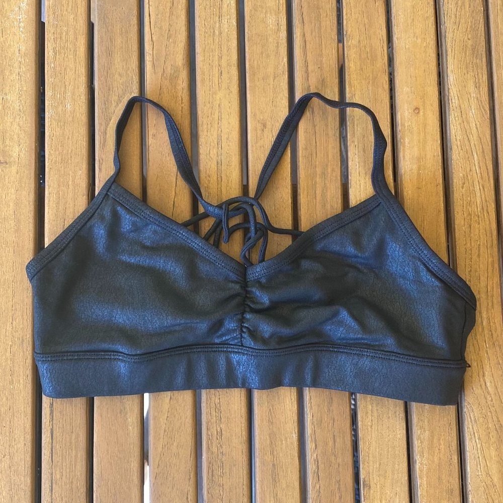 Black Alo Yoga Sports Bra